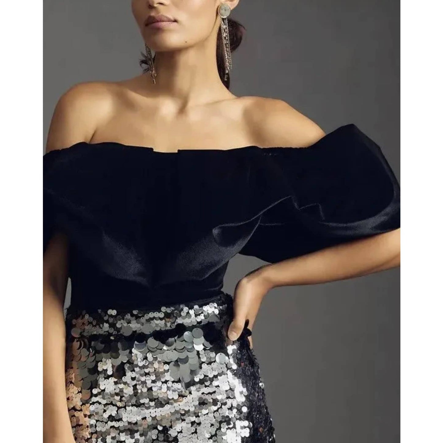 Anthropologie Hutch Black Velvet Corset Top Plus Size 18W - Premium from Anthropologie - Just $129.00! Shop now at Finds For You