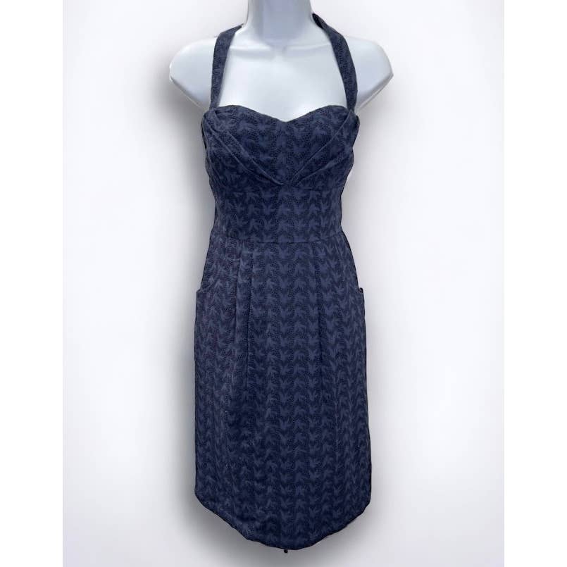 Anthropologie Girls From Savoy Pinup 50's Style Eyelet Dress Size 6 Navy Finds For You Anthropologie Girls From Savoy Pinup 50's Style Eyelet Dress Size 6 Navy Finds For You