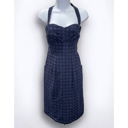 Anthropologie Girls From Savoy Pinup 50’s Style Eyelet Dress Size 6 Navy - Premium  from Anthropologie - Just $65.00! Shop now at Finds For You