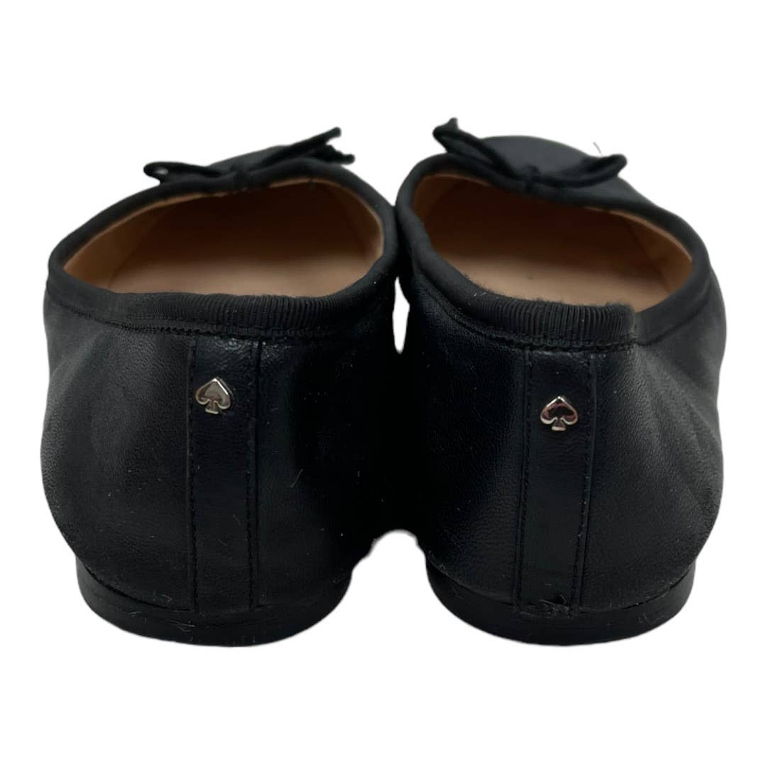 Kate Spade Honey Ballet Flats Shoes Leather Size 7.5 Black - Premium from Kate Spade - Just $59.0! Shop now at Finds For You