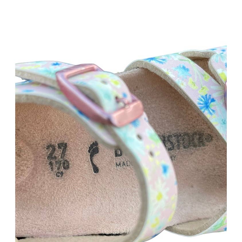 Birkenstock Kids Rio Sandals Vegan Shoes Floral Size 27 EU - Premium from Birkenstock - Just $45.0! Shop now at Finds For You