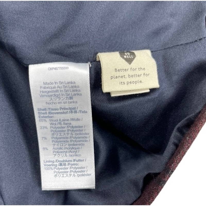 Madewell Larsen Blazer Jacket in Windowpane Patch Pockets Size M - Premium from Madewell - Just $139.0! Shop now at Finds For You