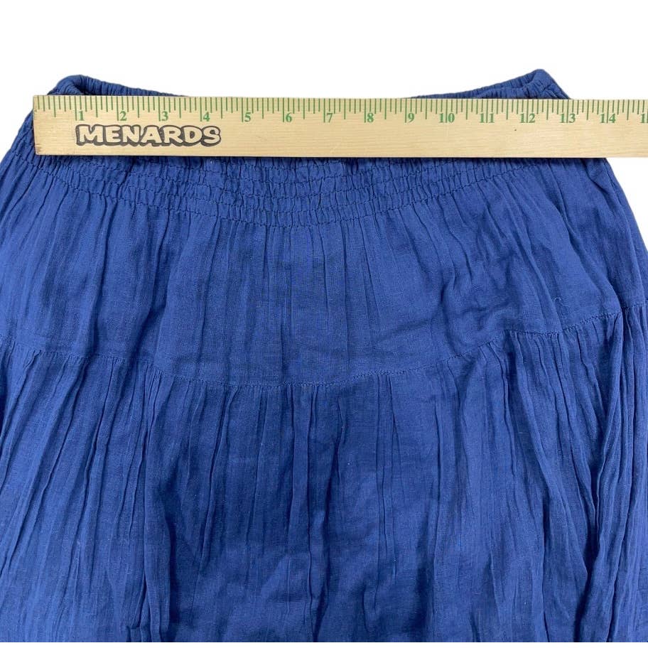 Matta Gauze Ric Rac Bohemian Cotton Maxi Skirt Size M - Premium from Matta - Just $129.0! Shop now at Finds For You
