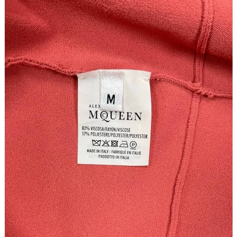 Alexander McQueen Stretch Knit Fit Flare Dress Size M Salmon - Premium from Alexander McQueen - Just $229.0! Shop now at Finds For You