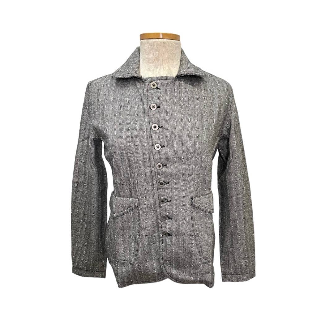 Free People x Sandrine Rose Herringbone Jacket Coat Size S New - Premium from Free People - Just $89.0! Shop now at Finds For You