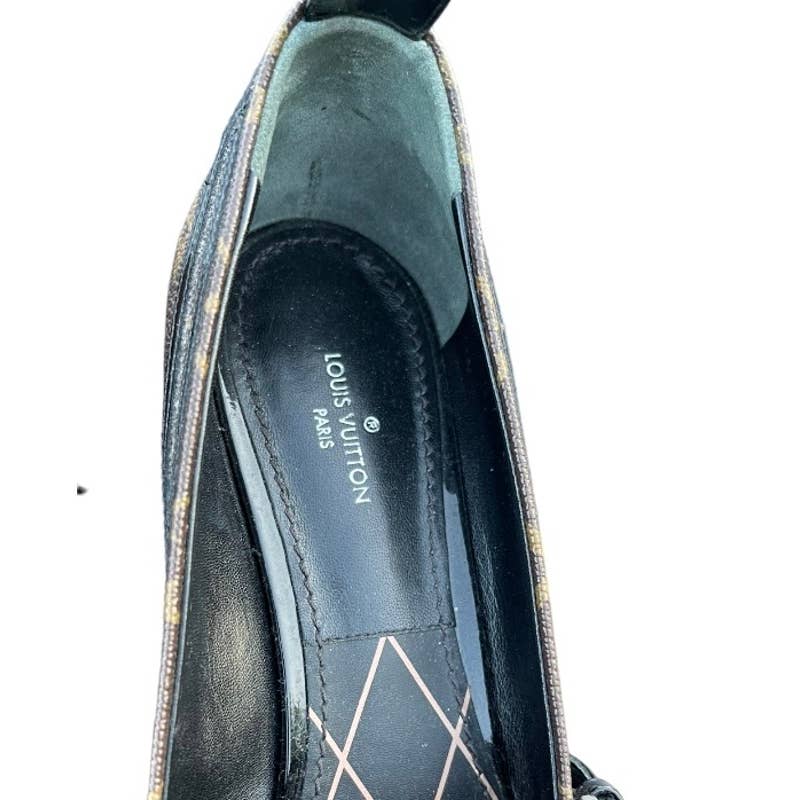 Louis Vuitton Star Power Monogram Low Heel Pumps Shoes Size 37 - Premium from Louis Vuitton - Just $689.0! Shop now at Finds For You