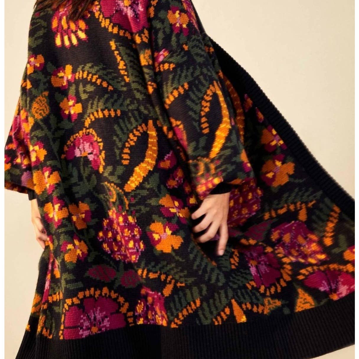 Farm Rio Made In Brazil Knit Oversized Duster Cardigan New Medium - Premium from Farm Rio - Just $199.0! Shop now at Finds For You