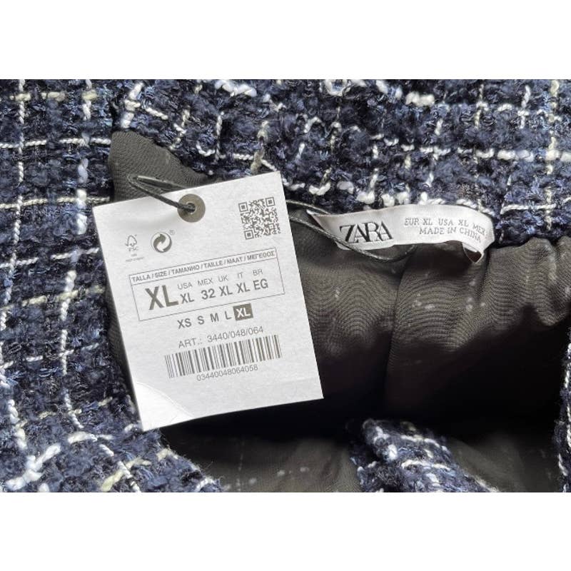 Zara Tweed Midi Dress ASO Queen Letizia Spain Blogger Favorite XL New - Premium from ZARA - Just $139.00! Shop now at Finds For You