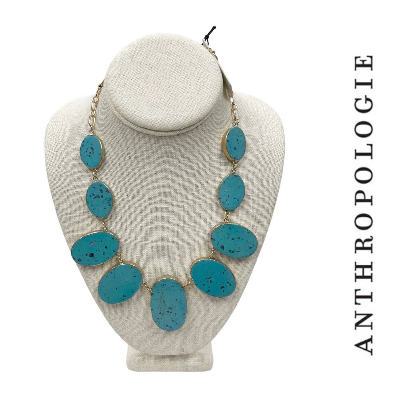 Anthropologie Beth Ward Studio Turquoise Statement Necklace New - Premium from Anthropologie - Just $79.00! Shop now at Finds For You