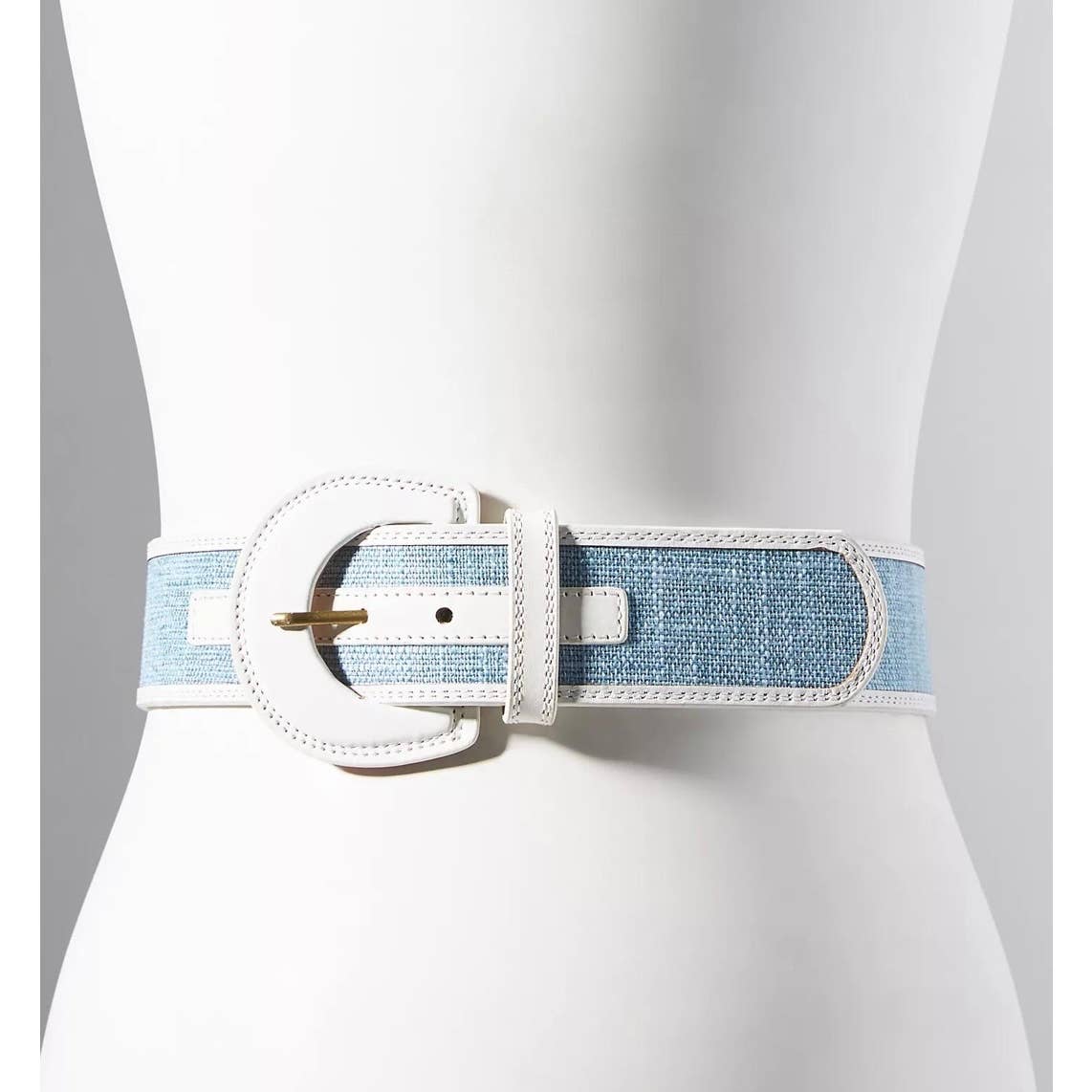 Anthropologie Colorblock Woven Leather Belt Size Medium - Premium from Anthropologie - Just $65.0! Shop now at Finds For You