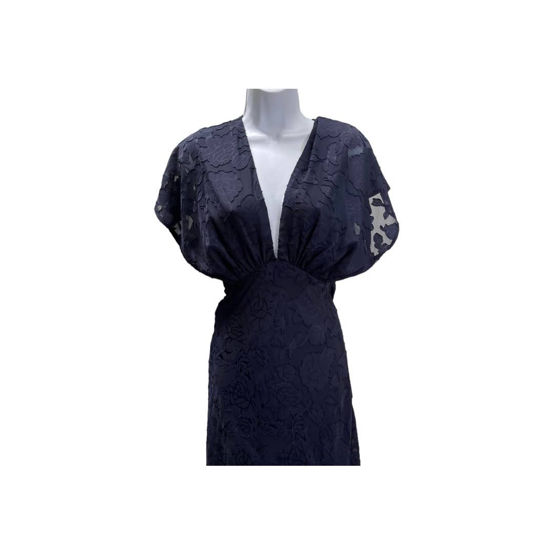 Anthropologie Hutch Lindy Bohemian Dress Size 0 Dark Navy - Premium from Anthropologie - Just $149.00! Shop now at Finds For You