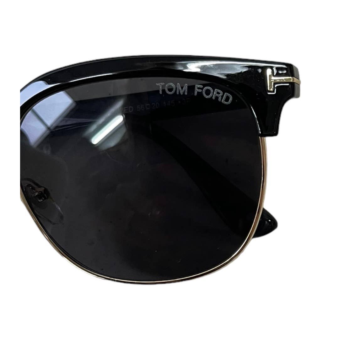 Tom Ford Half Rim Metal Acetate Sunglasses TF544-K 01D 56 20 145 New - Premium from Tom Ford - Just $279.0! Shop now at Finds For You
