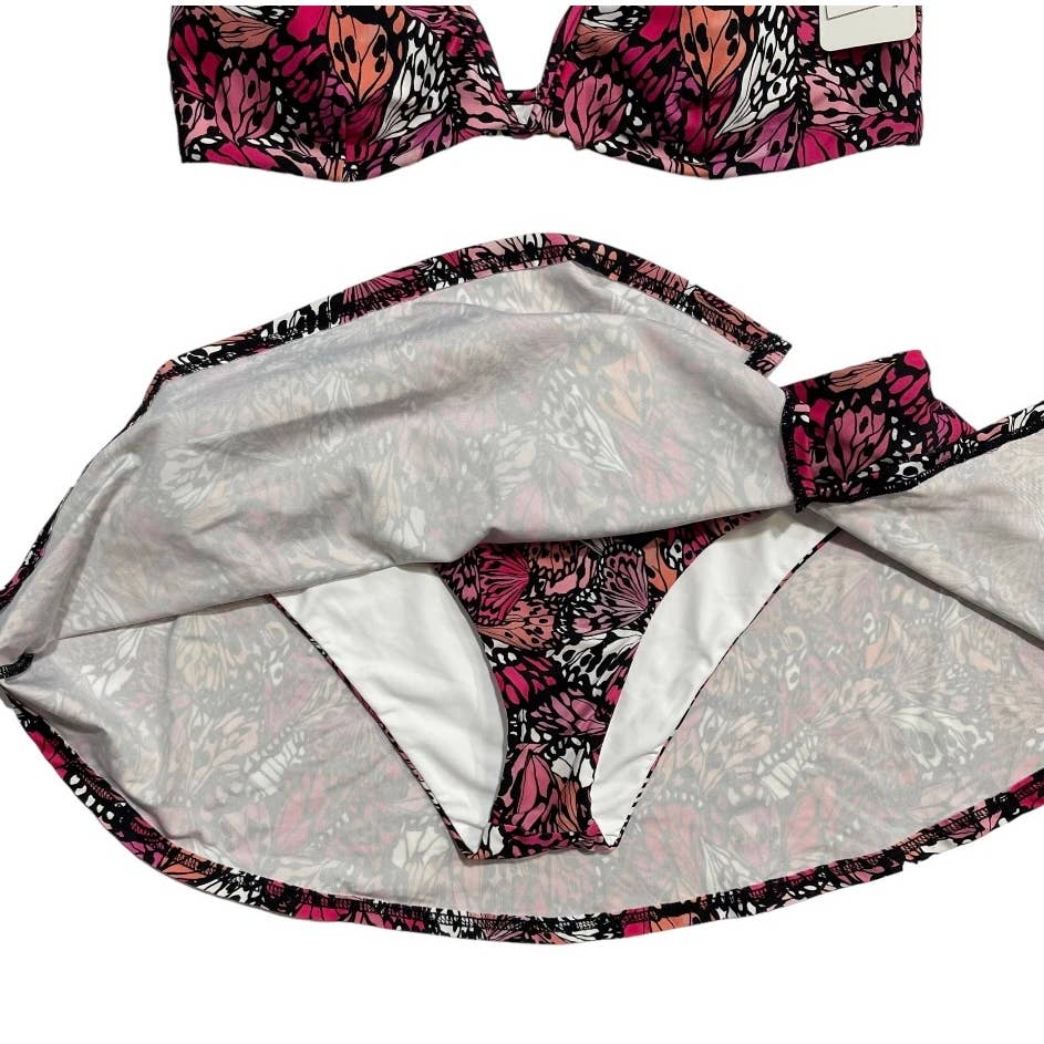 L*SPACE Revolve Set Davenport Low Rise Skirt Helena Bikini Top Butterflies S - Premium from L*SPACE - Just $119.0! Shop now at Finds For You
