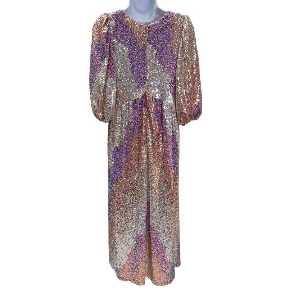 Anthropologie Saltwater Luxe Turner Sequin Maxi Dress Sz XS - Premium from Anthropologie - Just $249.0! Shop now at Finds For You