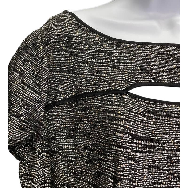 St John Sparkly Key Hole Knit Dress Size 16 Plus Size - Premium from St. John - Just $189.0! Shop now at Finds For You