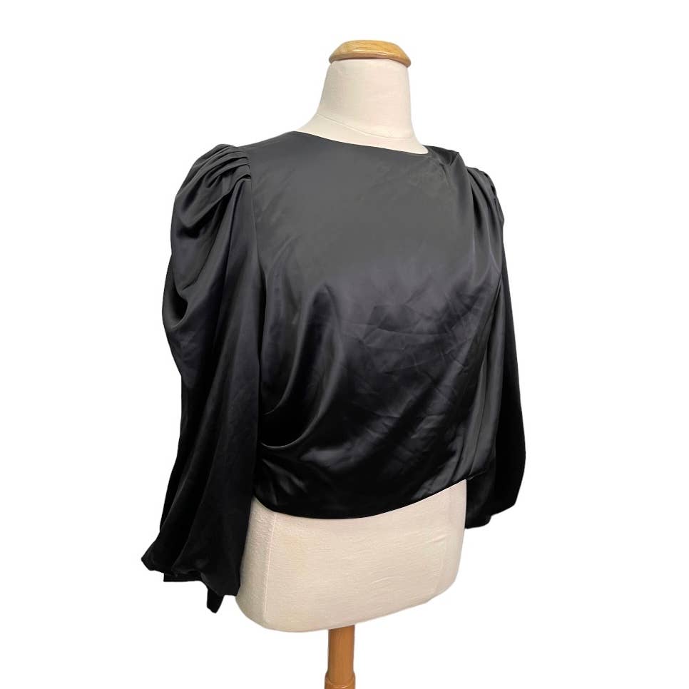 Anthropologie Mare Mare Puffsleeve Top Size 2X Black New Plus Size - Premium from Anthropologie - Just $119.0! Shop now at Finds For You