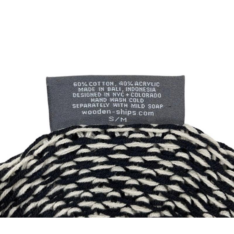 Wooden Ships Black White Knit Open Front Cardigan S/M - Premium from Wooden Ships - Just $39.0! Shop now at Finds For You