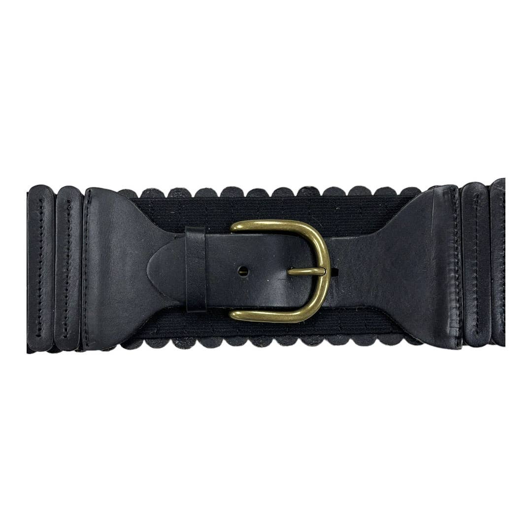 Anthropologie Tabitha Tall Leather Belt Size Small New Black - Premium from Anthropologie - Just $65.0! Shop now at Finds For You