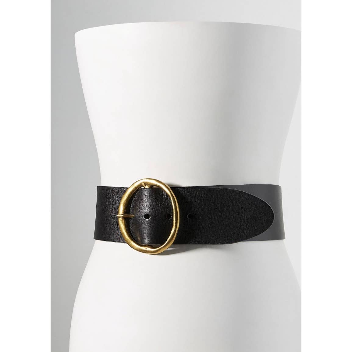 Anthropologie Wide Leather Belt Size XS/S Black New - Premium  from Anthropologie - Just $98.0! Shop now at Finds For You