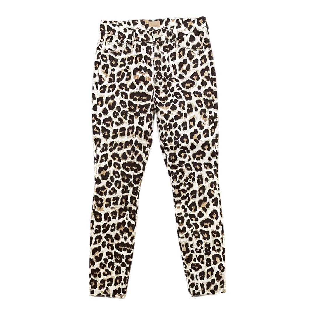 Mother High Waisted Look Touch of the Tiger Ankle Fray Jeans Size 27 - Premium from MOTHER - Just $119.0! Shop now at Finds For You