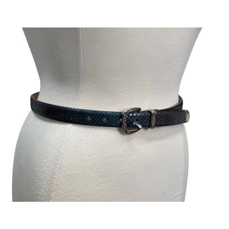 Roberto Cavalli Iridescent Snakeskin Belt Made in Italy 48/90 - Premium from Roberto Cavalli - Just $149.0! Shop now at Finds For You