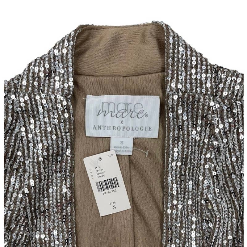 Anthropologie Mare Mare Sequin Duster Jacket Size Small New - Premium from Anthropologie - Just $159.0! Shop now at Finds For You