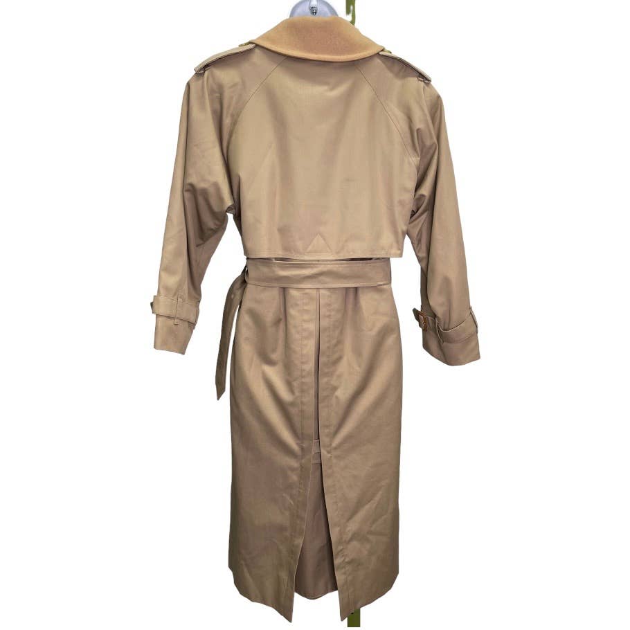 Vintage Burberry Nova Check w Wool Liner Trench Coat Jacket Size 8 Petite - Premium from Burberry London - Just $695.0! Shop now at Finds For You