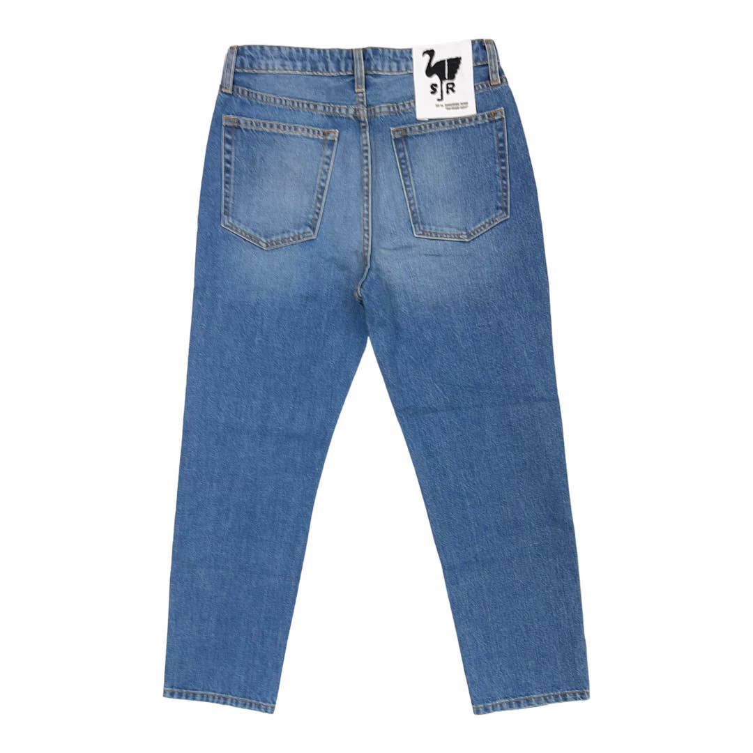 Free People x Sandrine Rose Distressed Straight Jeans Indigo Size 29 - Premium from Free People - Just $68.00! Shop now at Finds For You