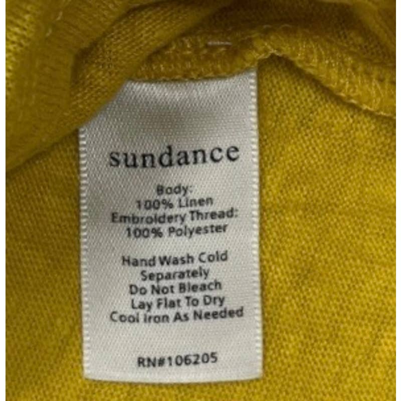 Sundance Sintra Dreams Embroidered Chemise Dress Linen Size M - Premium from Sundance - Just $59.0! Shop now at Finds For You