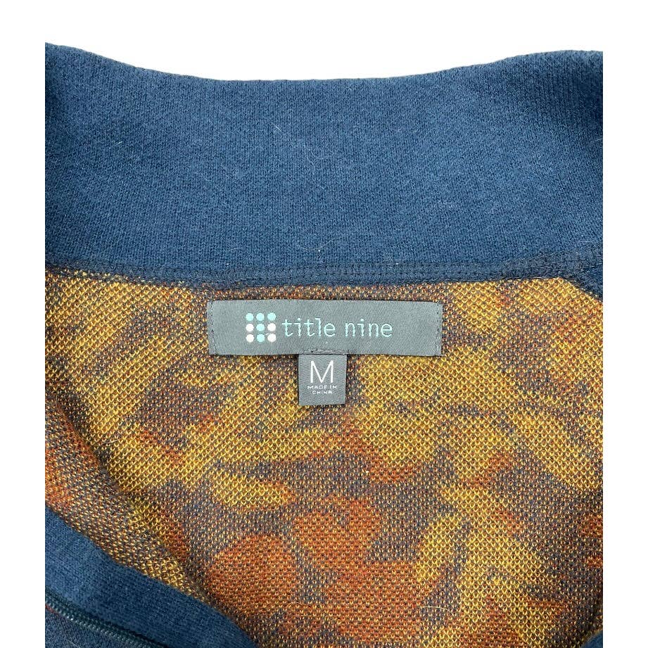 Title Nine Quarter Zip Wool Blend Sweater Knit Size M - Premium from Title Nine - Just $76.00! Shop now at Finds For You
