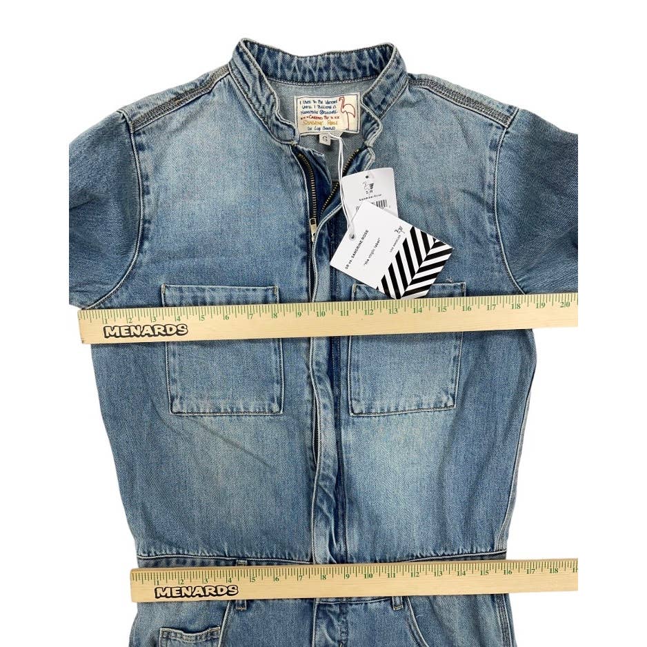 Free People x Sandrine Rose Patchwork Jumpsuit Overall Size M New - Premium  from Free People - Just $199.0! Shop now at Finds For You