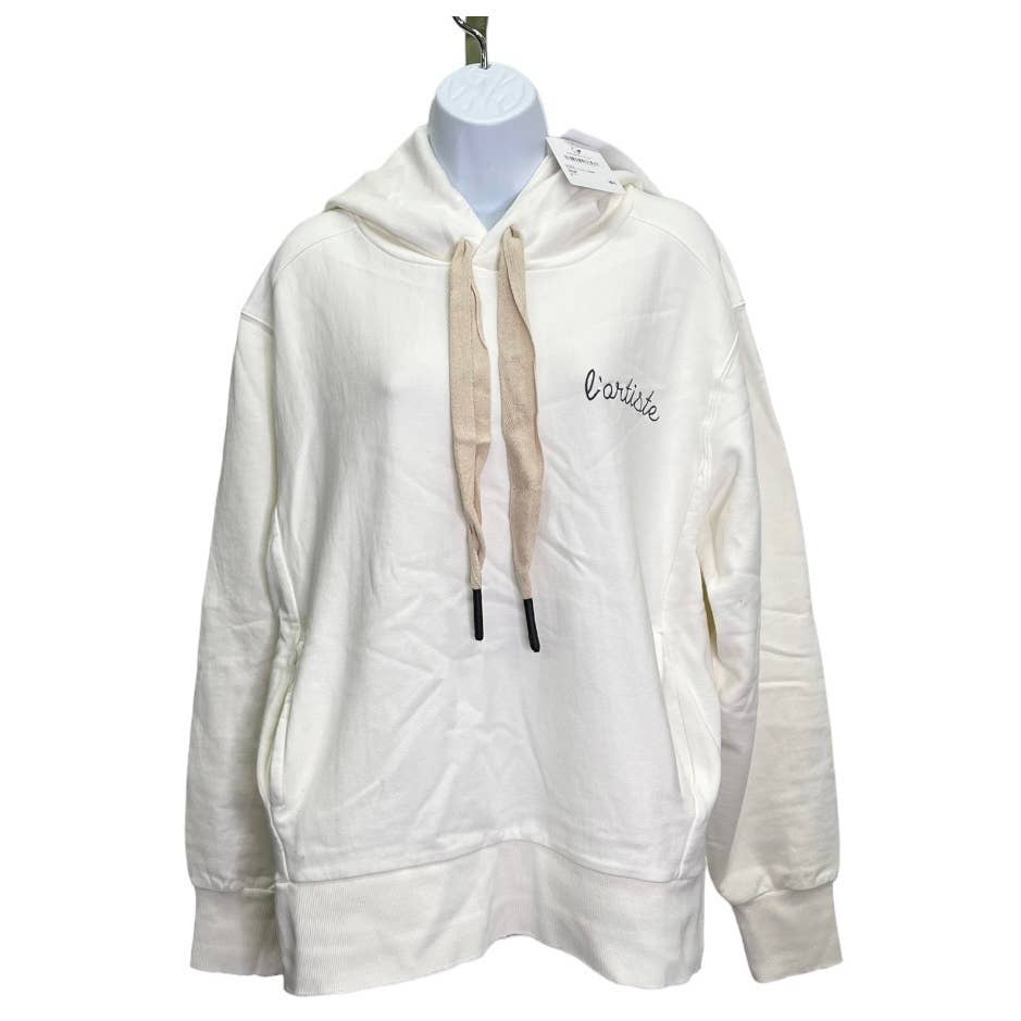 Free People x Sandrine Rose Embroidered L Artiste Hoodie College Cotton Size S New - Premium from Free People - Just $79.0! Shop now at Finds For You