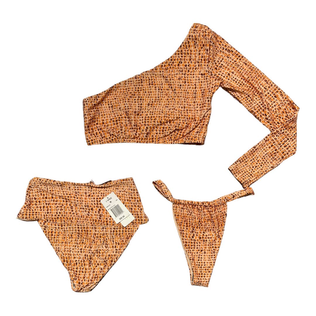 L*SPACE 3 Pc Set Wild Bunch Cardi Top, Debi Bikini Bottom Classic Des Bottom M - Premium from L*SPACE - Just $99.0! Shop now at Finds For You