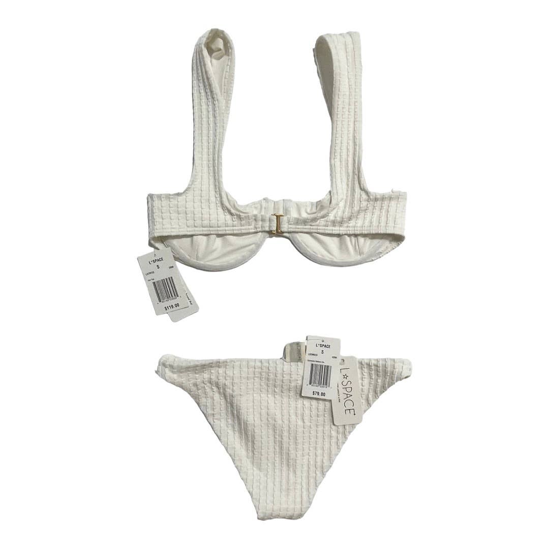 L*SPACE Tori Underwire Bikini Top Comancho Swim Bottom Size S New - Premium from L*SPACE - Just $90.0! Shop now at Finds For You