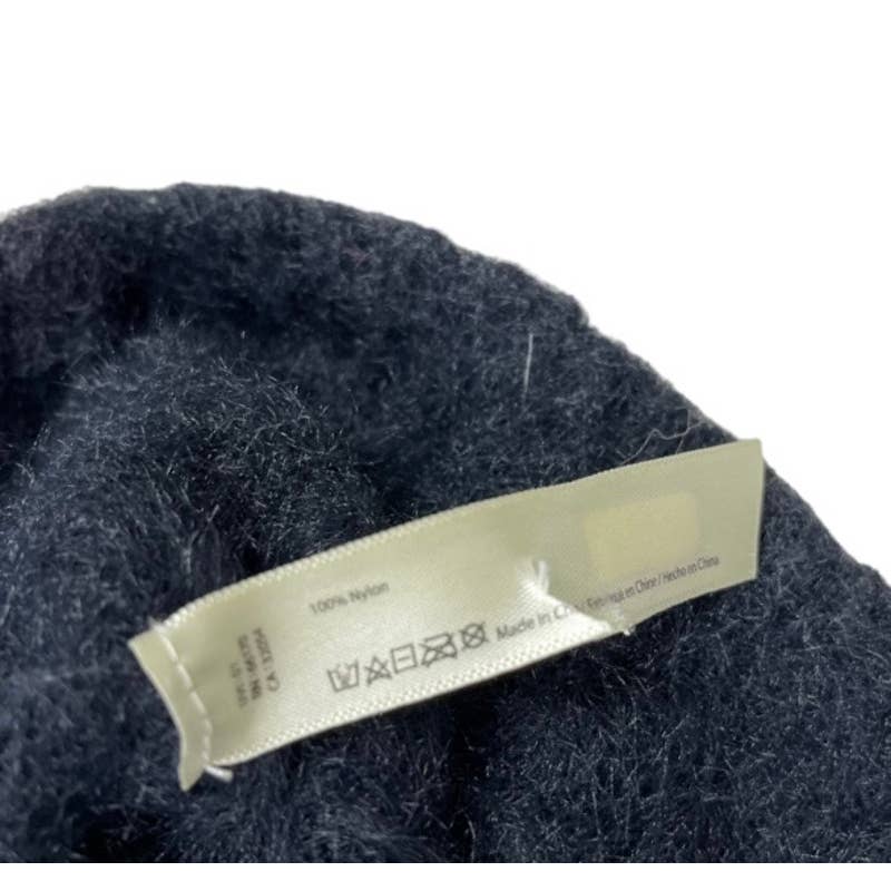 Free People Fuzzy Cropped Bat Wing Sweater Knit Size Large New Black - Premium from Free People - Just $75.0! Shop now at Finds For You