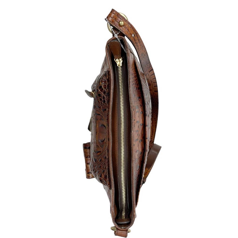 Brahmin Pecan Melbourne Large Crossbody Handbag Purse Leather New - Premium from Brahmin - Just $259.00! Shop now at Finds For You
