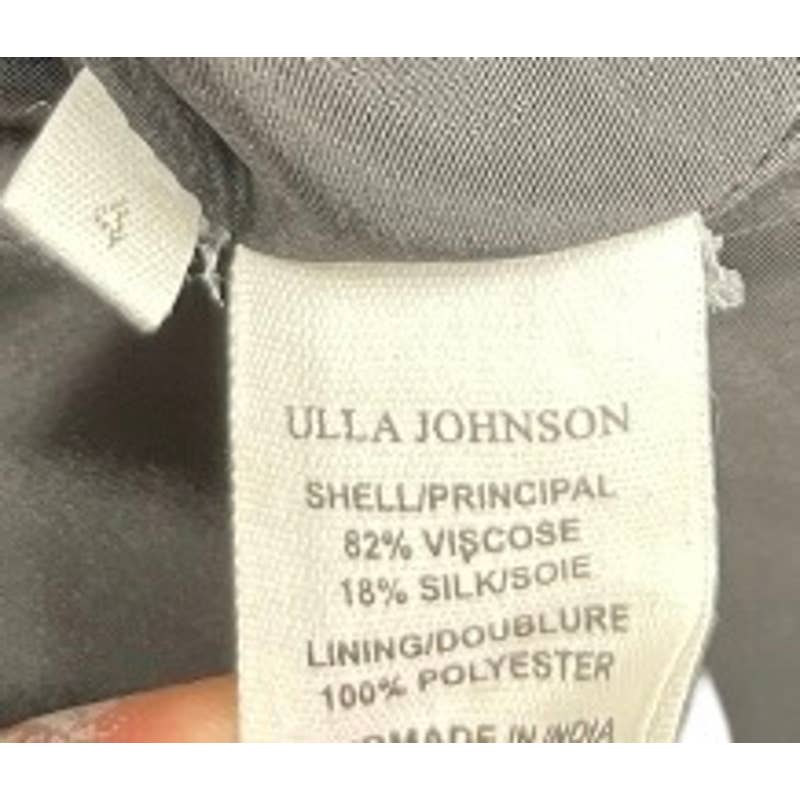 Ulla Johnson Elisa One Shoulder Velvet Midi Dress Size 4 Black - Premium from Ulla Johnson - Just $199.0! Shop now at Finds For You
