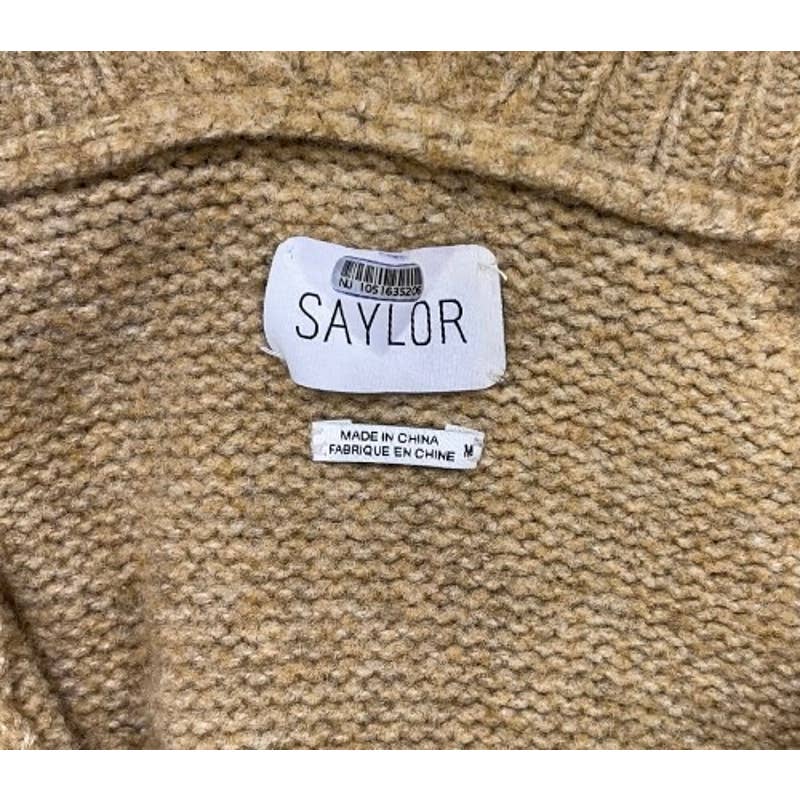 Anthropologie Saylor Janey Fringe Knit Button Front Cardigan Size Medium - Premium from Anthropologie - Just $149.0! Shop now at Finds For You