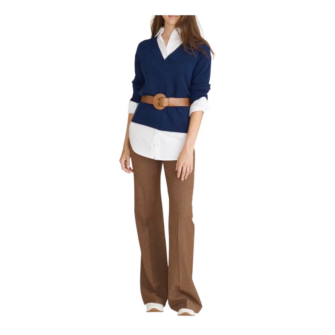 Veronica Beard Brami Mixed Media Wool Cashmere Sweater Top Size S - Premium from VERONICA BEARD - Just $199.0! Shop now at Finds For You