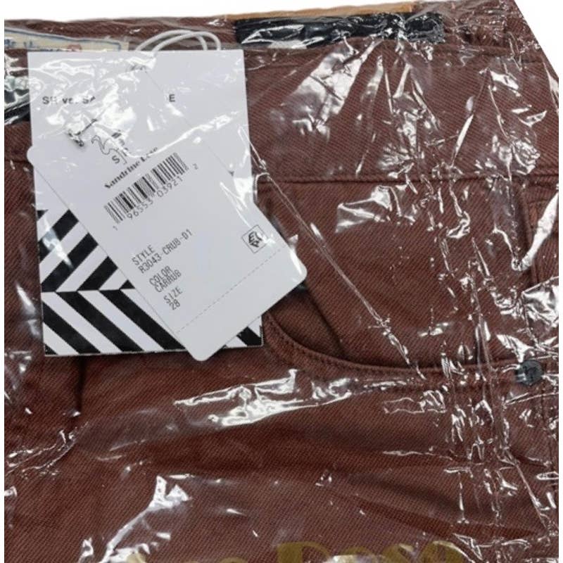 Free People x Sandrine Rose Patchwork Pants Size 28 Brown New - Premium from Free People - Just $99.0! Shop now at Finds For You