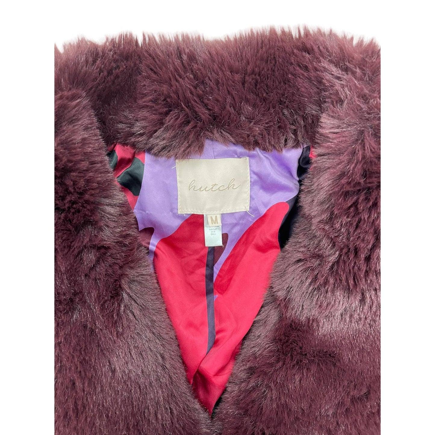 Hutch Liv Faux Fur Collar Vegan Leather Belted Coat Size Medium - Premium from Hutch - Just $249.00! Shop now at Finds For You