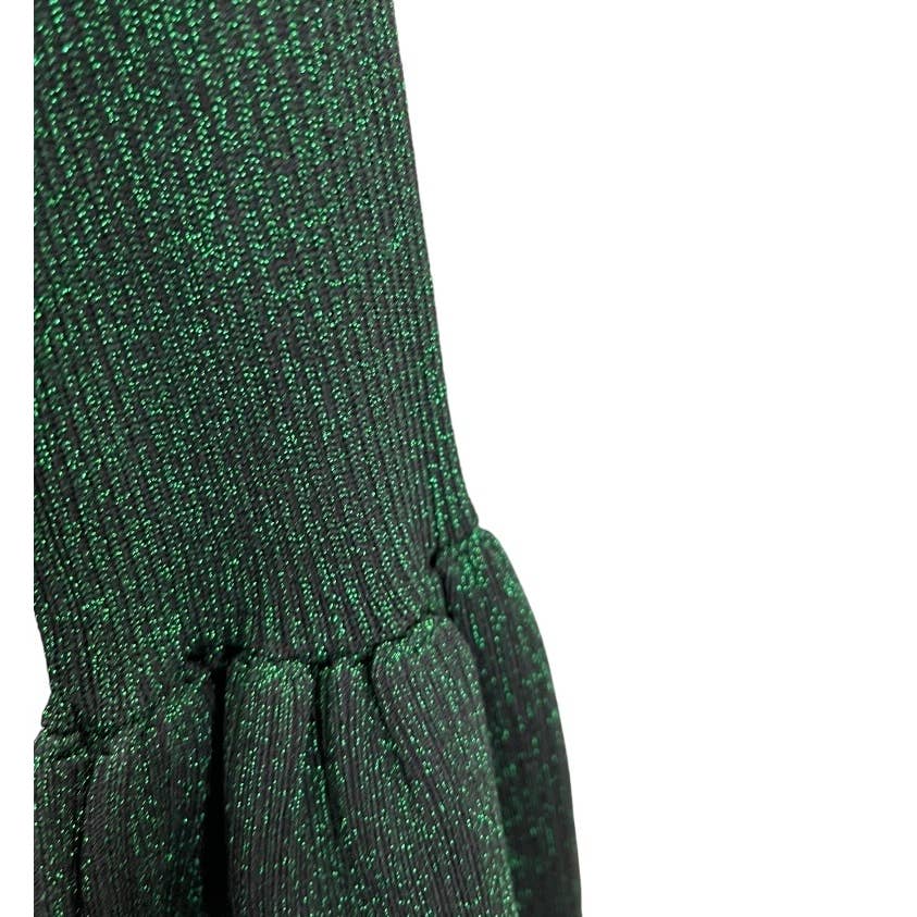 Self Portrait Off The Shoulder Ribbed Midi Dress Size Large New Green - Premium from Self-Portrait - Just $299.0! Shop now at Finds For You