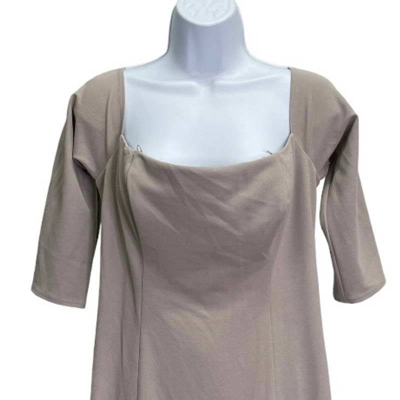 Katie May Revolve Brentwood Off The Shoulder Long Dress Gown Size 14 Gray Taupe New - Premium from Katie May - Just $139.0! Shop now at Finds For You
