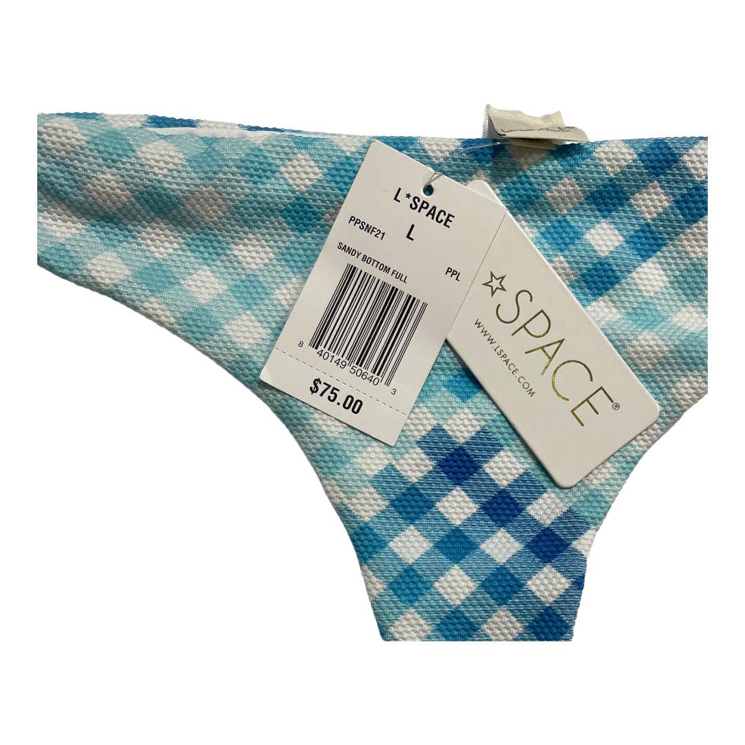 L*SPACE Revolve Brittany Bikini Top and Sandy Bottom Picnic Plaid Pique XL L - Premium from L*SPACE - Just $99.0! Shop now at Finds For You