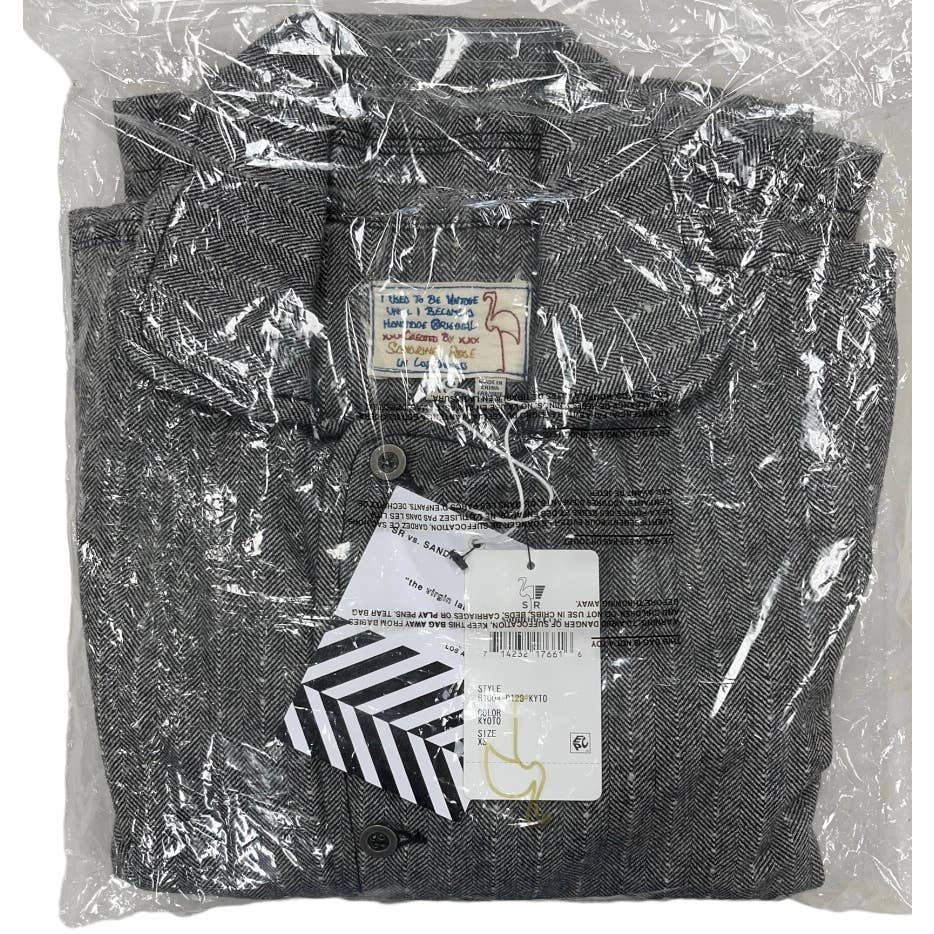 Free People x Sandrine Rose Herringbone Jacket Coat Size XS New - Premium  from Free People - Just $89.00! Shop now at Finds For You