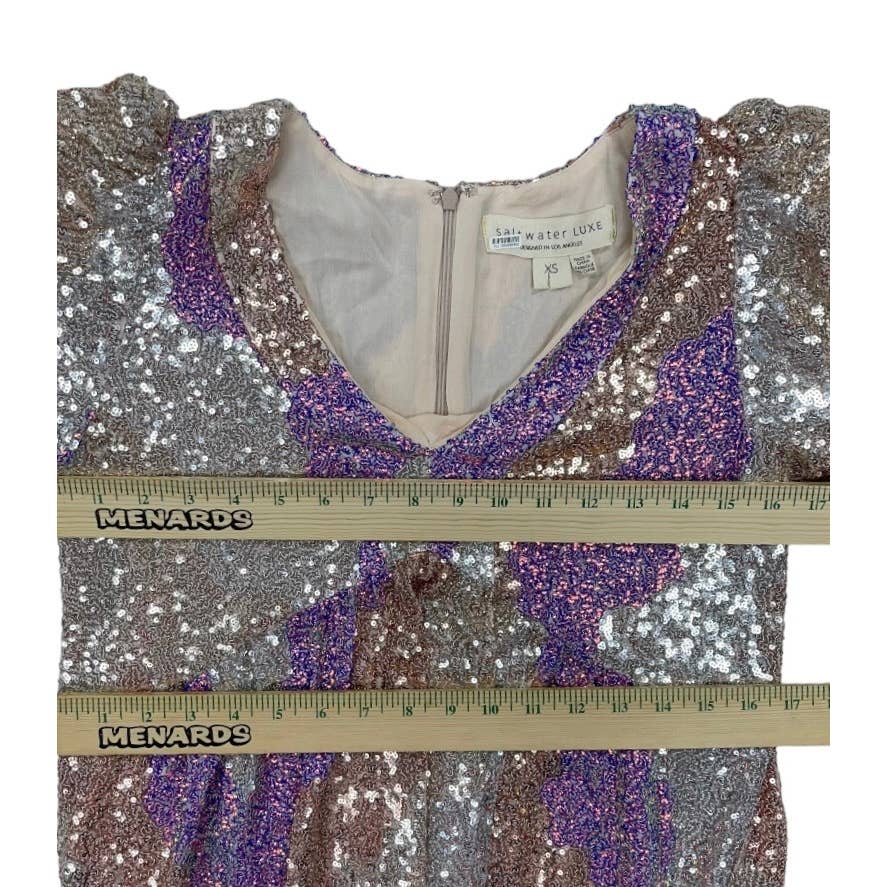 Anthropologie Saltwater Luxe Turner Sequin Maxi Dress Sz XS - Premium from Anthropologie - Just $249.0! Shop now at Finds For You