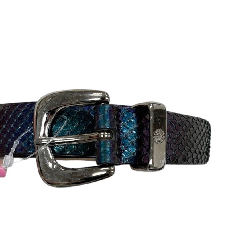 Roberto Cavalli Iridescent Snakeskin Belt Made in Italy 48/90 - Premium from Roberto Cavalli - Just $149.0! Shop now at Finds For You