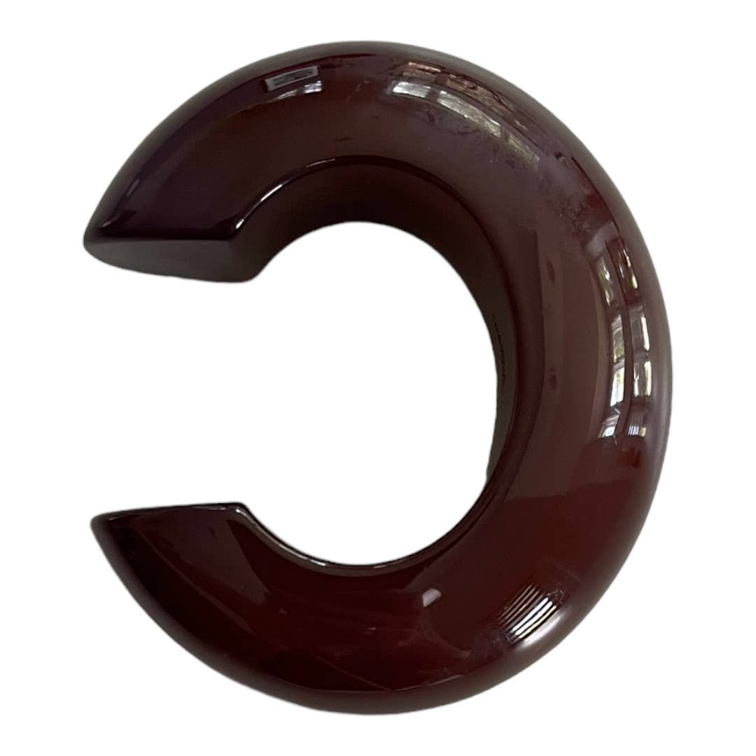 Lizzie Fortunato Arc Resin Statement Cuff Bracelet Brown - Premium from Lizzie Fortunato - Just $125.0! Shop now at Finds For You