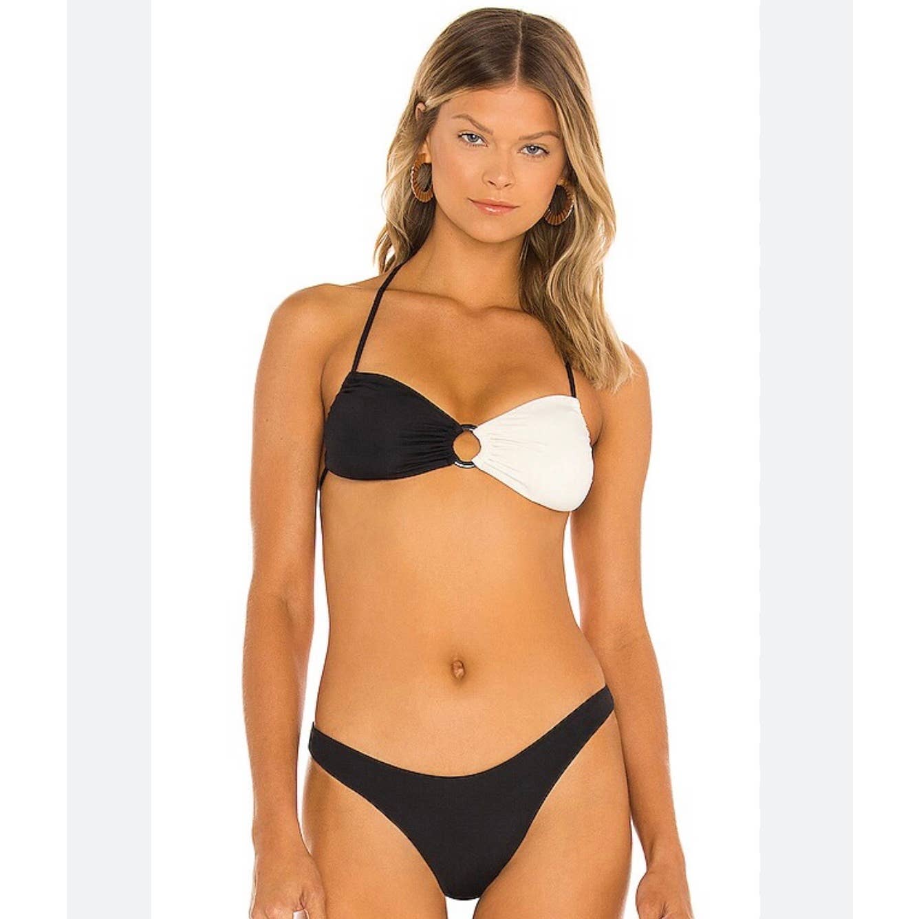 L*SPACE Revolve Freddie Top Mercury Bikini Bottom Bathing Suit Swim S Black - Premium from L*SPACE - Just $76.00! Shop now at Finds For You