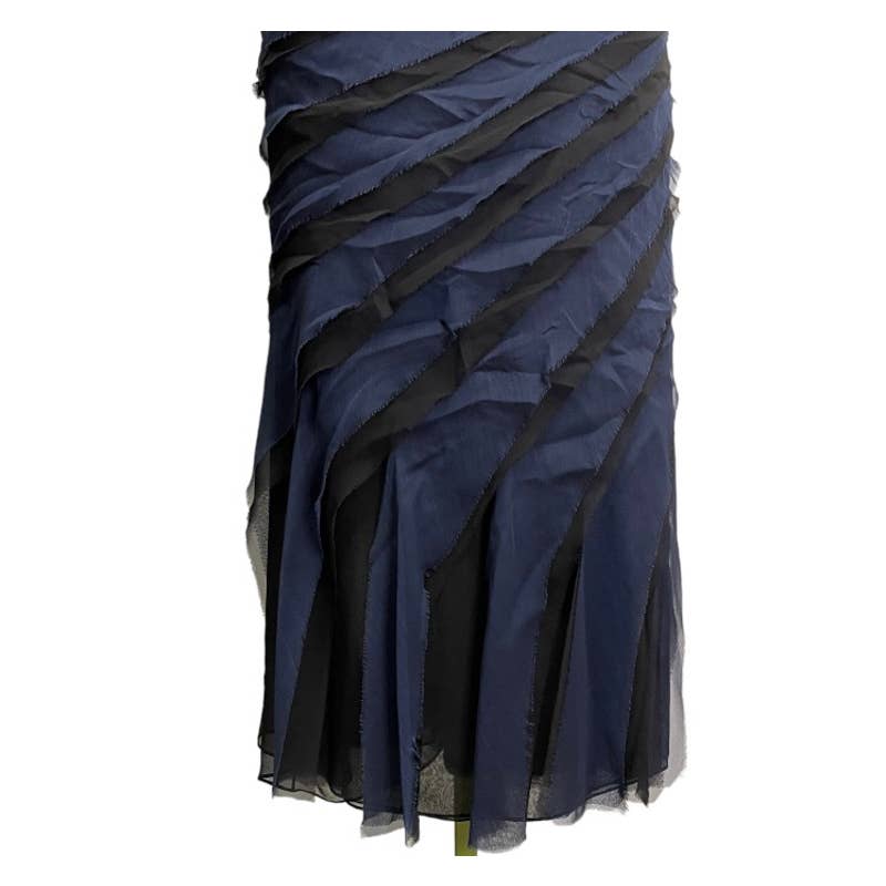 Liancarlo Couture Rippled Silk Dress Size 12 - Premium from Liancarlo - Just $139.0! Shop now at Finds For You